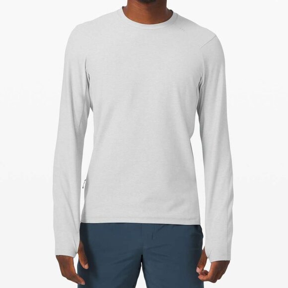 BNWT Lululemon Surge Warm Long Sleeve in Light Grey - Picture 1 of 13